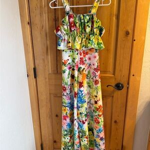 Floral Kids Jumpsuit